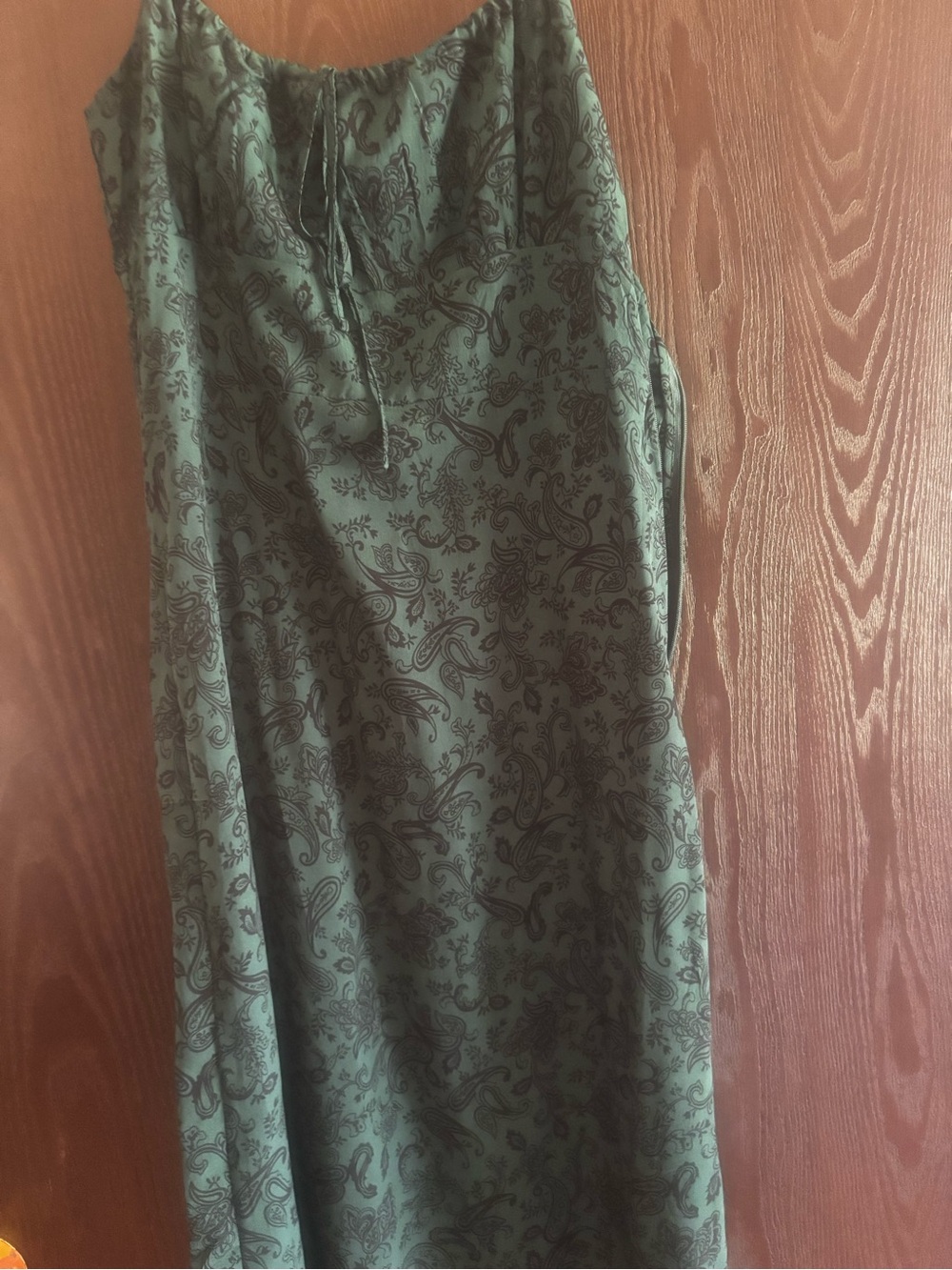 Green Paisley Maxi Dress